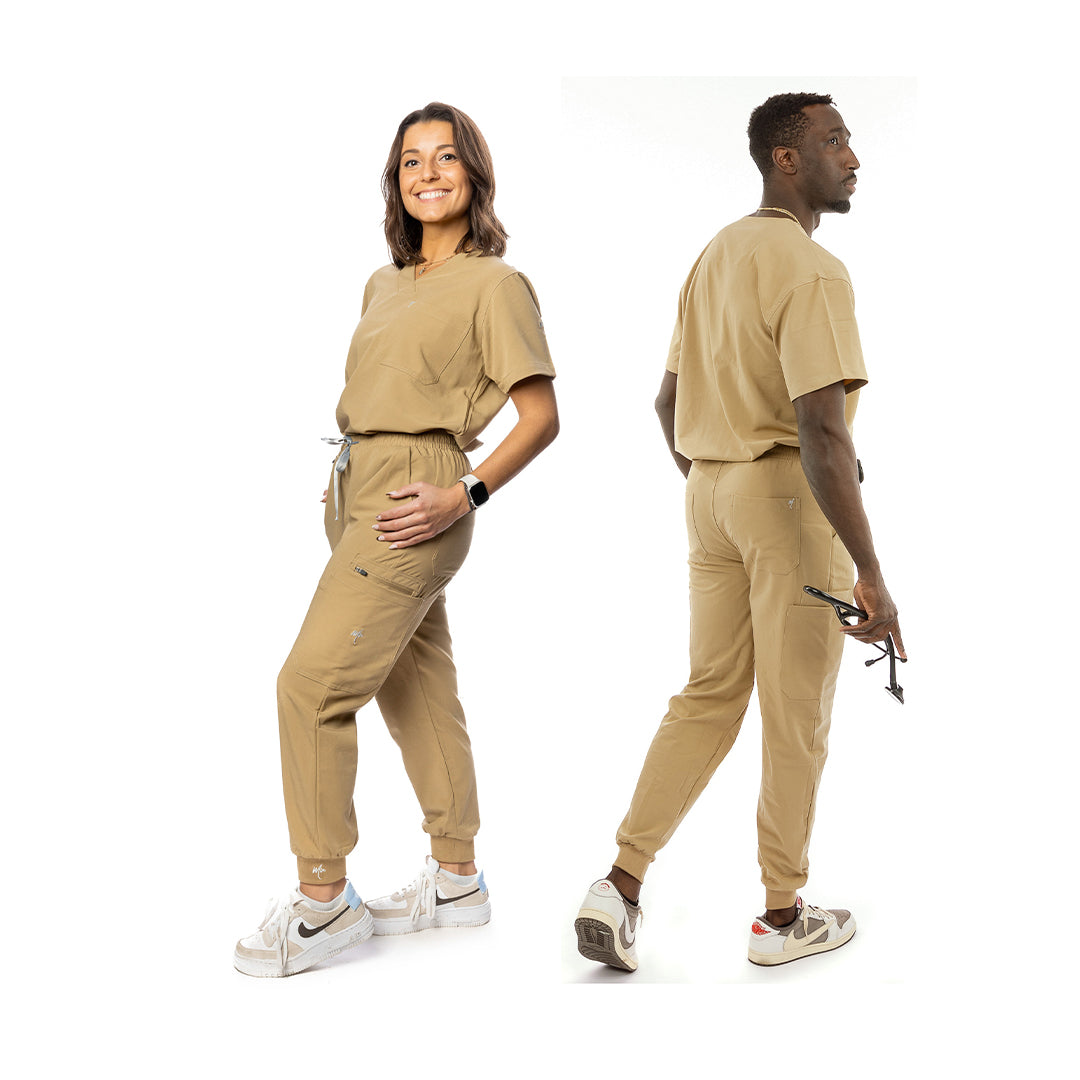 Women's Latte Jogger Scrub Pants – Mim Scrubs - Millennials In