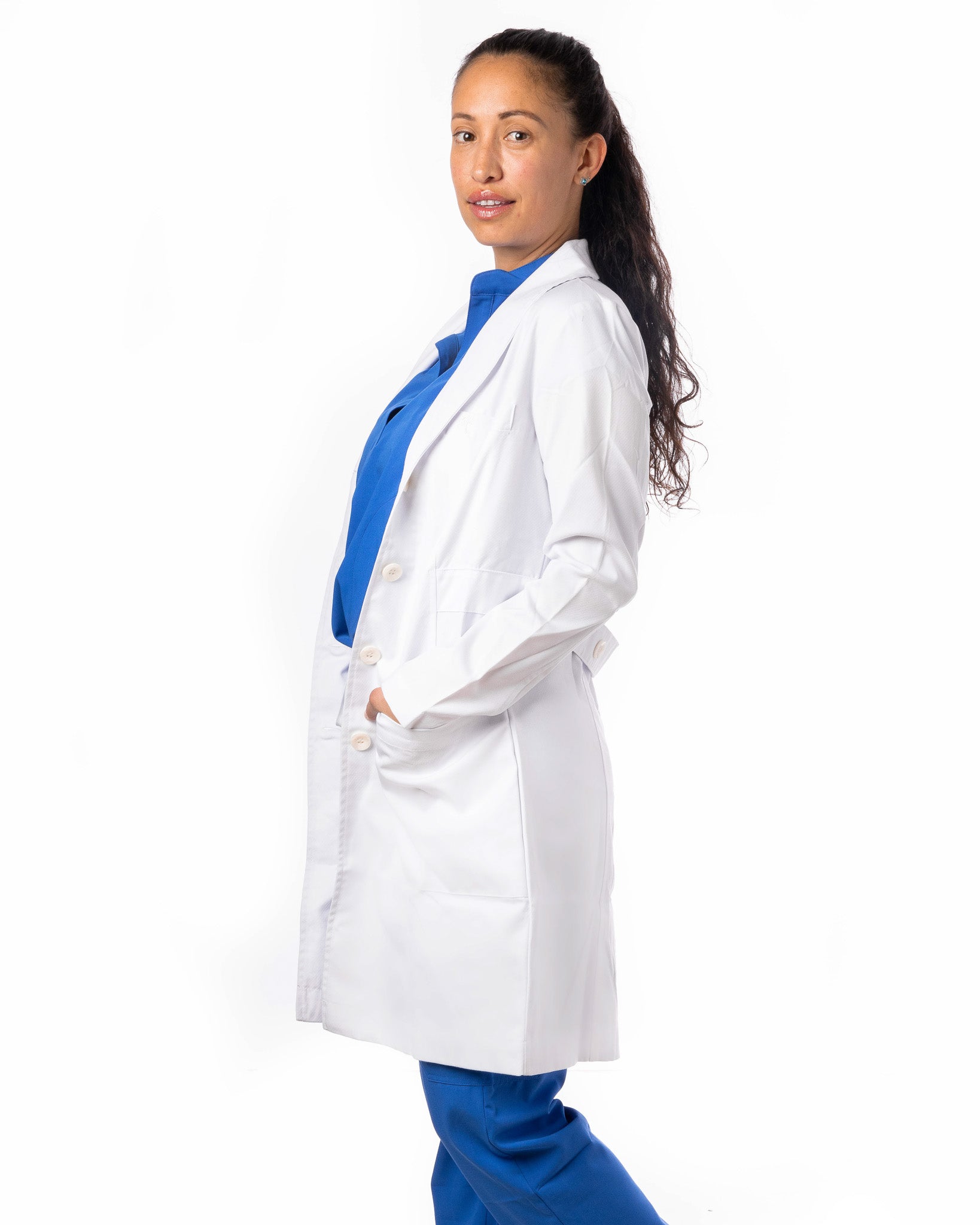Women's White Coat – Mim Scrubs - Millennials In Medicine