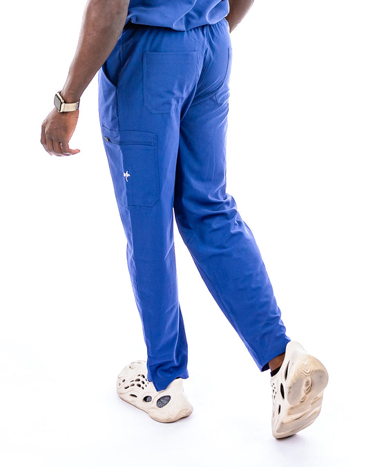 Men's Navy Blue Scrub Pants - mim scrubs