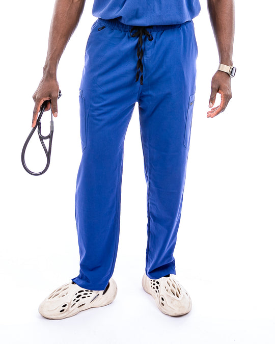 Men's Navy Blue Scrub Pants