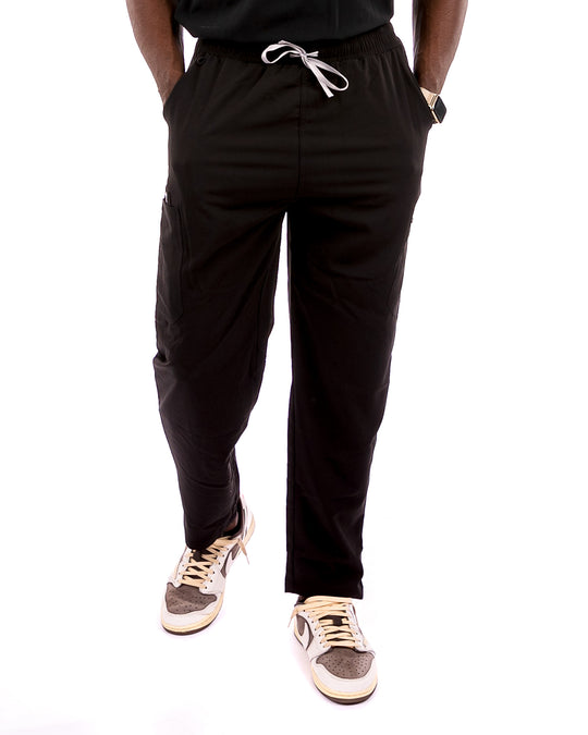 Men's Black Scrub Pants - millennials in medicine mim scrubs
