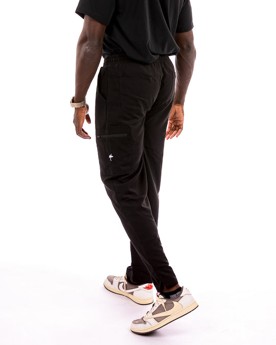 Men's Black Scrub Pants - millennials in medicine mim scrubs