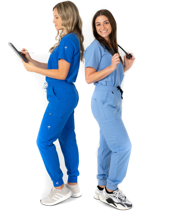 Women's Royal Blue Jogger Scrub Pants - Jogger Scrubs by Millennials In Medicine (Mim Scrubs)