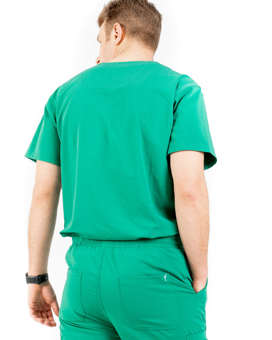 men's Hunter Green Jogger Scrub Pants - Jogger Scrubs by Millennials In Medicine (Mim Scrubs)