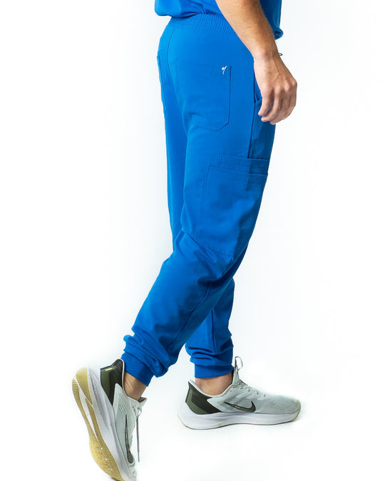 men's Royal Blue Jogger Scrub Pants - Jogger Scrubs by Millennials In Medicine (Mim Scrubs)