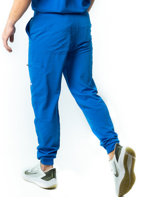 men's Royal Blue Jogger Scrub Pants - Jogger Scrubs by Millennials In Medicine (Mim Scrubs)