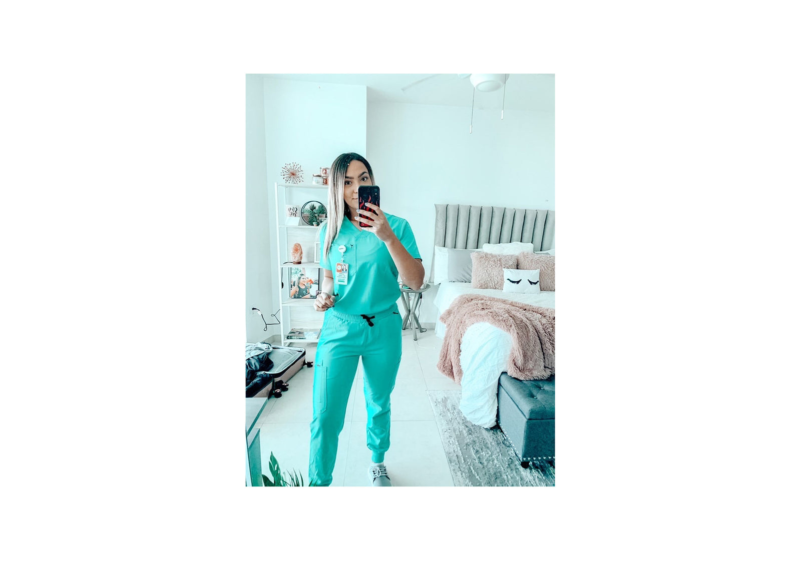 hunter green scrubs