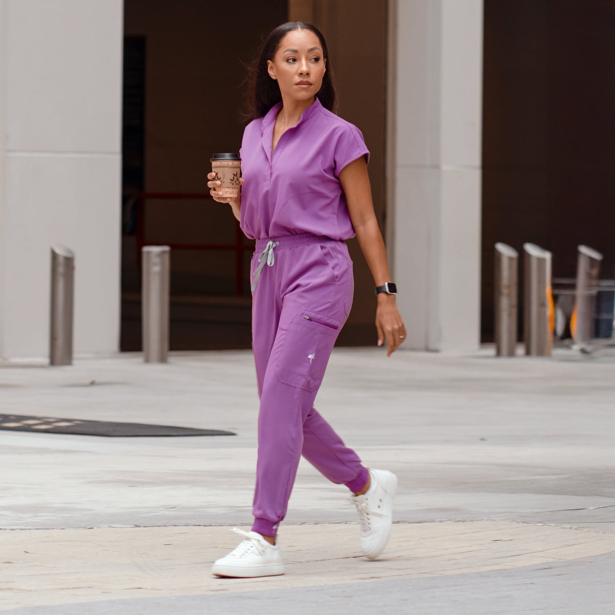 purple Mim Scrubs 