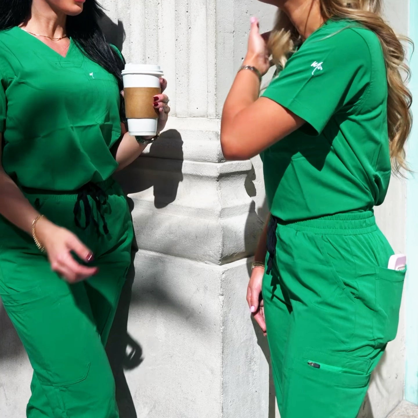 hunter green Mim Scrubs 