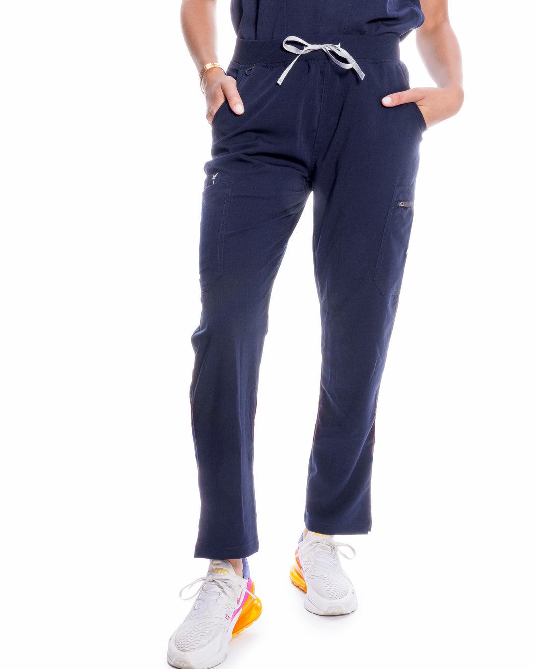 Women's Navy Blue Classic Scrub Pants