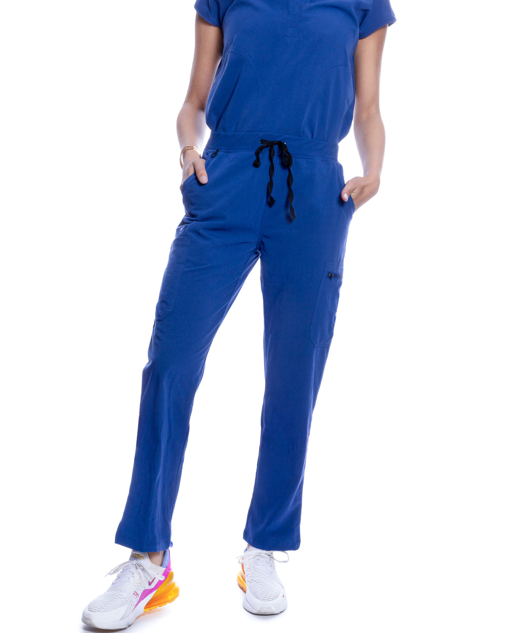 Women's Navy Blue Classic Scrub Pants