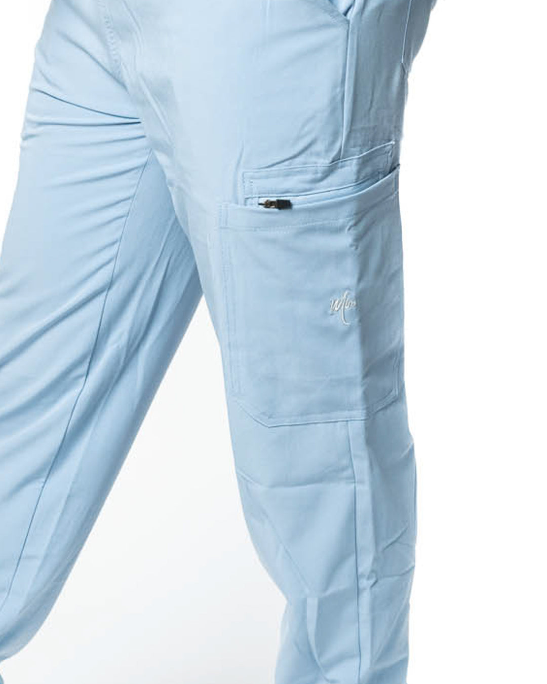 Men's Slate Blue Jogger Scrub Pants