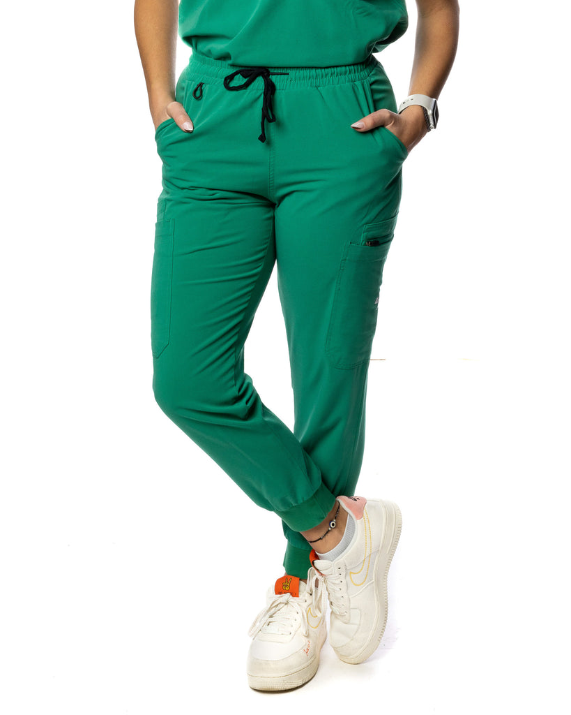 women's Hunter Green Jogger Scrub Pants – Mim Scrubs - Millennials In  Medicine
