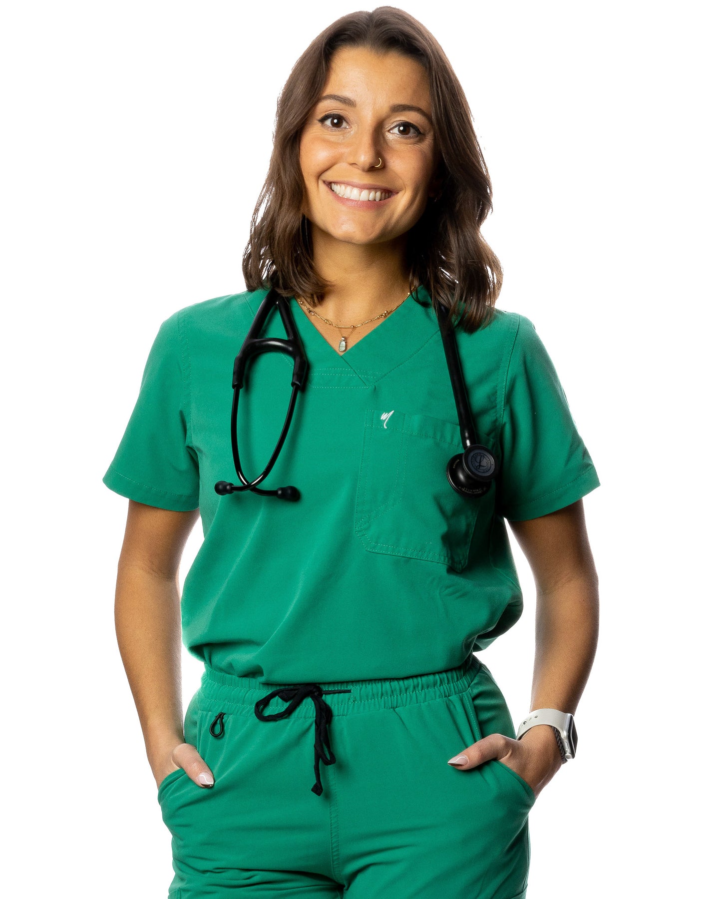 women's Hunter Green Scrub Top Mim Scrubs - Millennials In Medicine women's Hunter Green Scrub Top Mim Scrubs - Millennials In Medicine