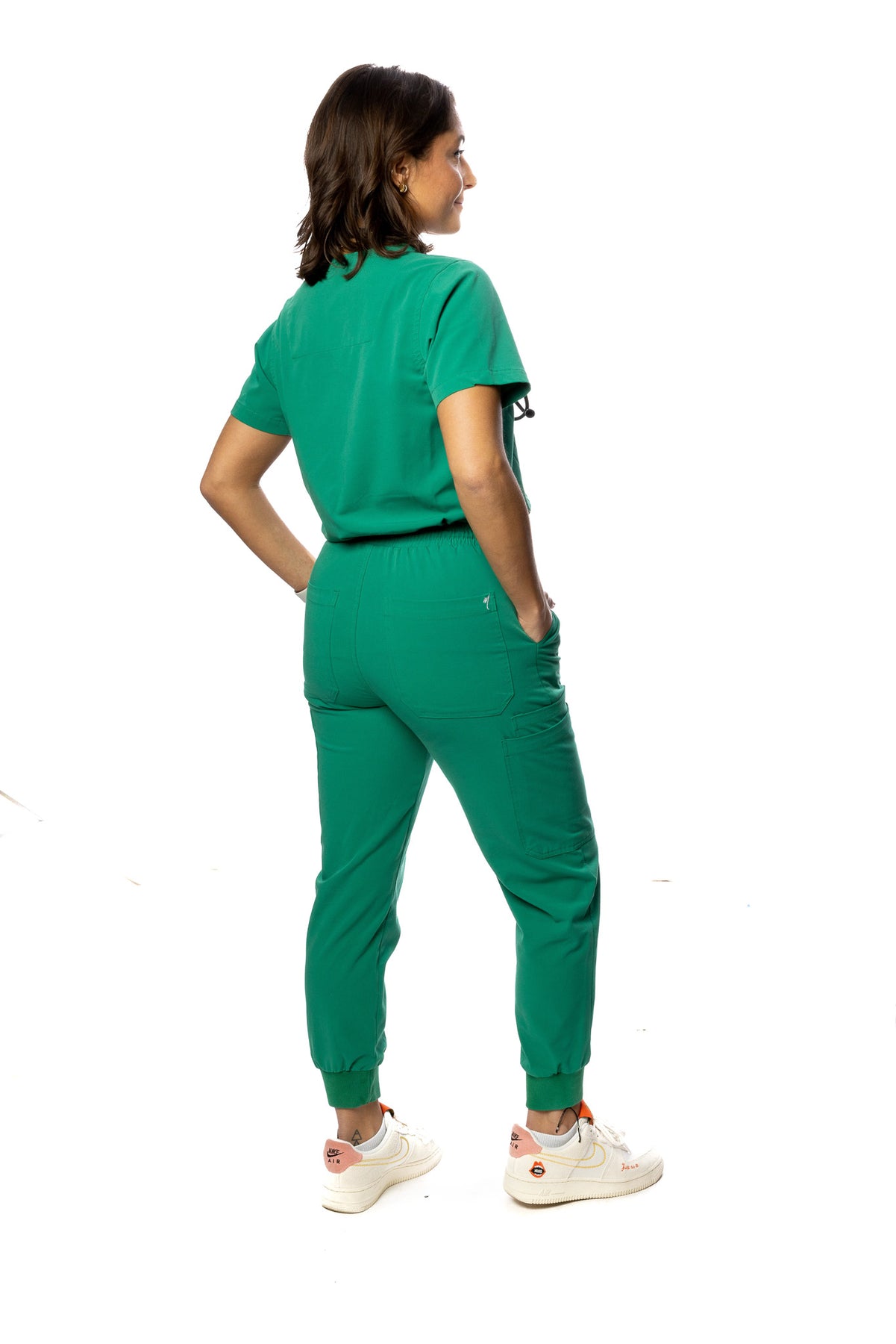 women's Hunter Green Scrub Top Mim Scrubs - Millennials In Medicine women's Hunter Green Scrub Top Mim Scrubs - Millennials In Medicine