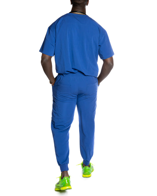 men's Navy Blue Jogger Scrub Pants - Jogger Scrubs by Millennials In Medicine (Mim Scrubs)