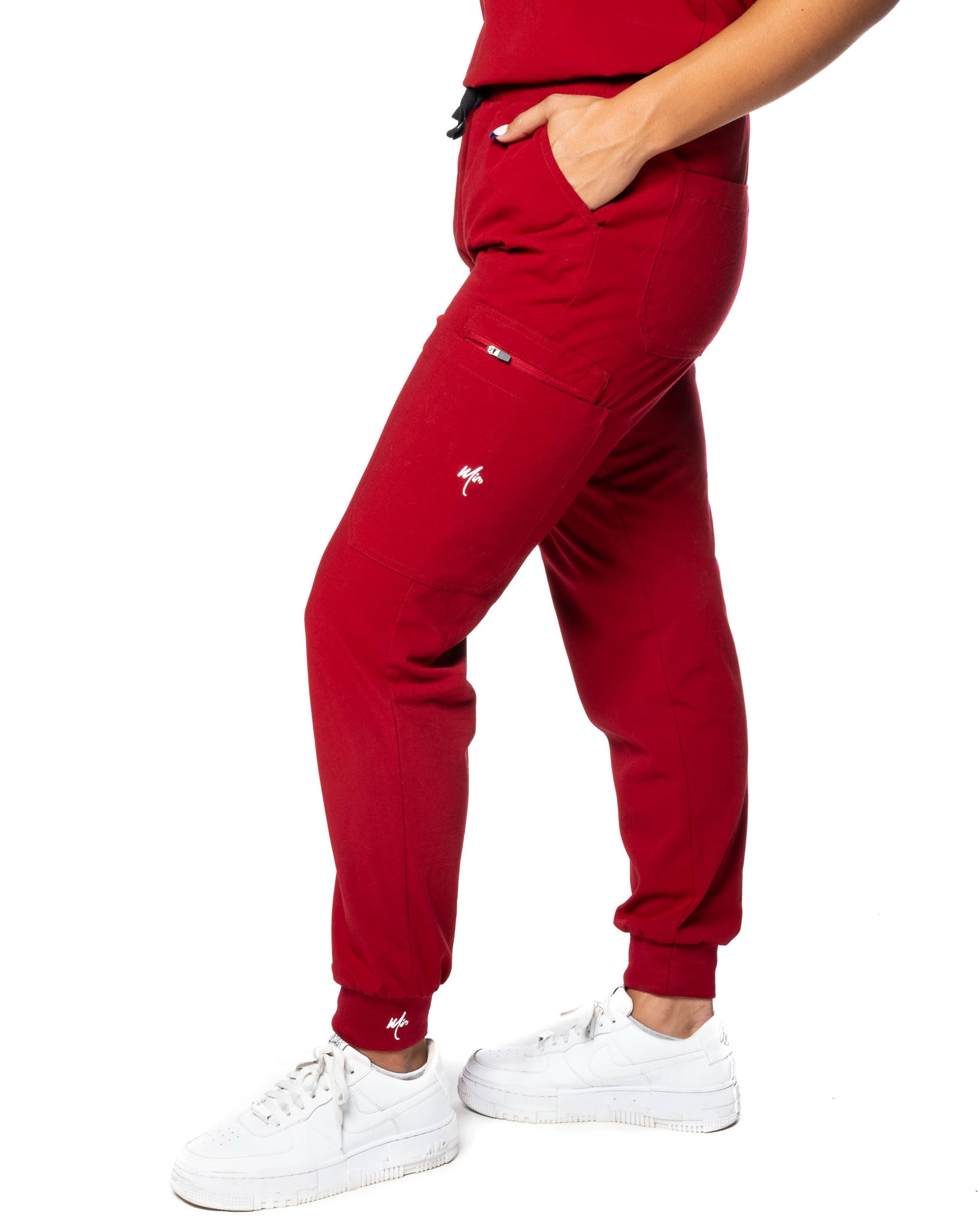 Burgundy on sale jogger pants