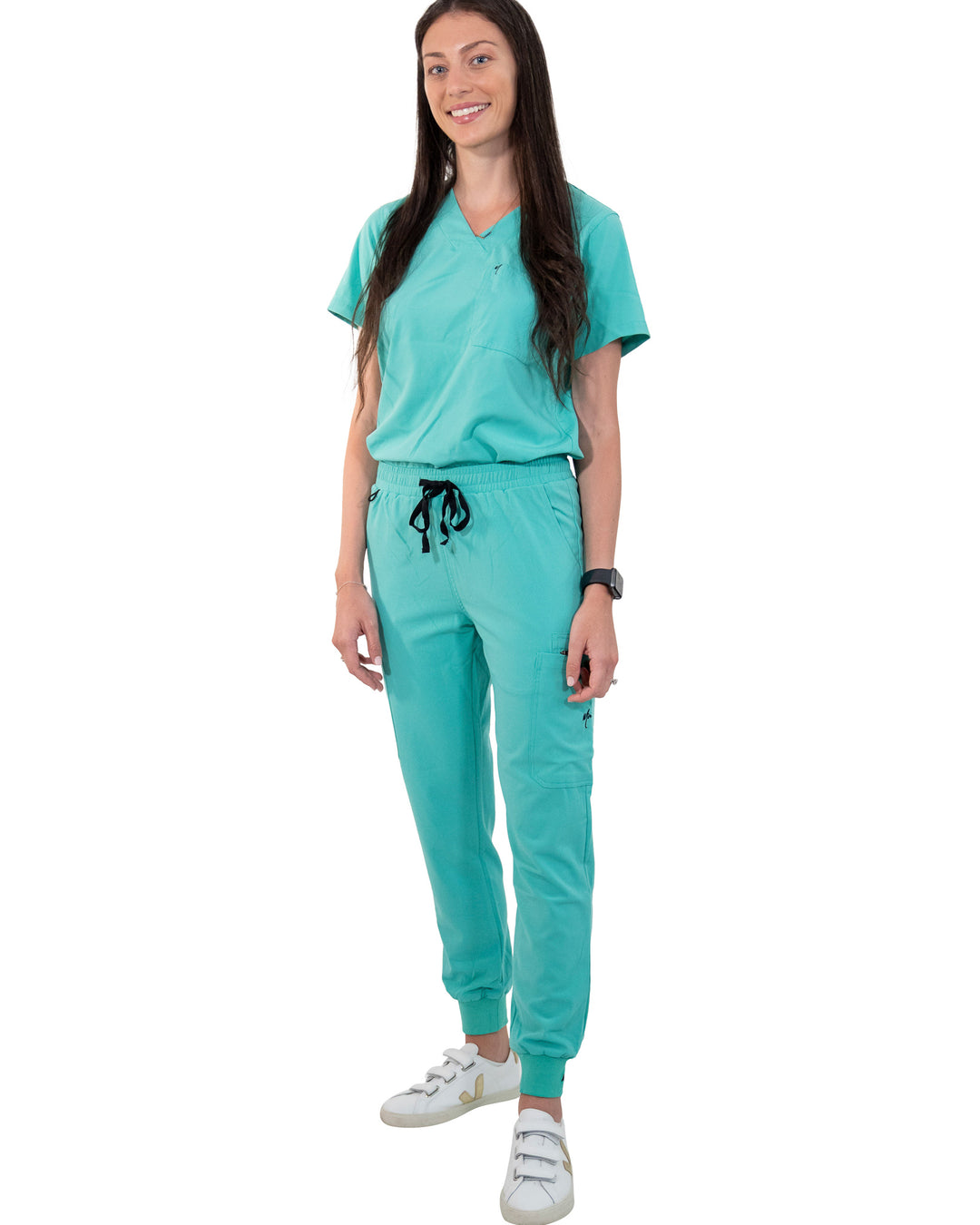 women's Surgical Green Jogger Scrub Pants - Jogger Scrubs by Millennials In Medicine (Mim Scrubs)