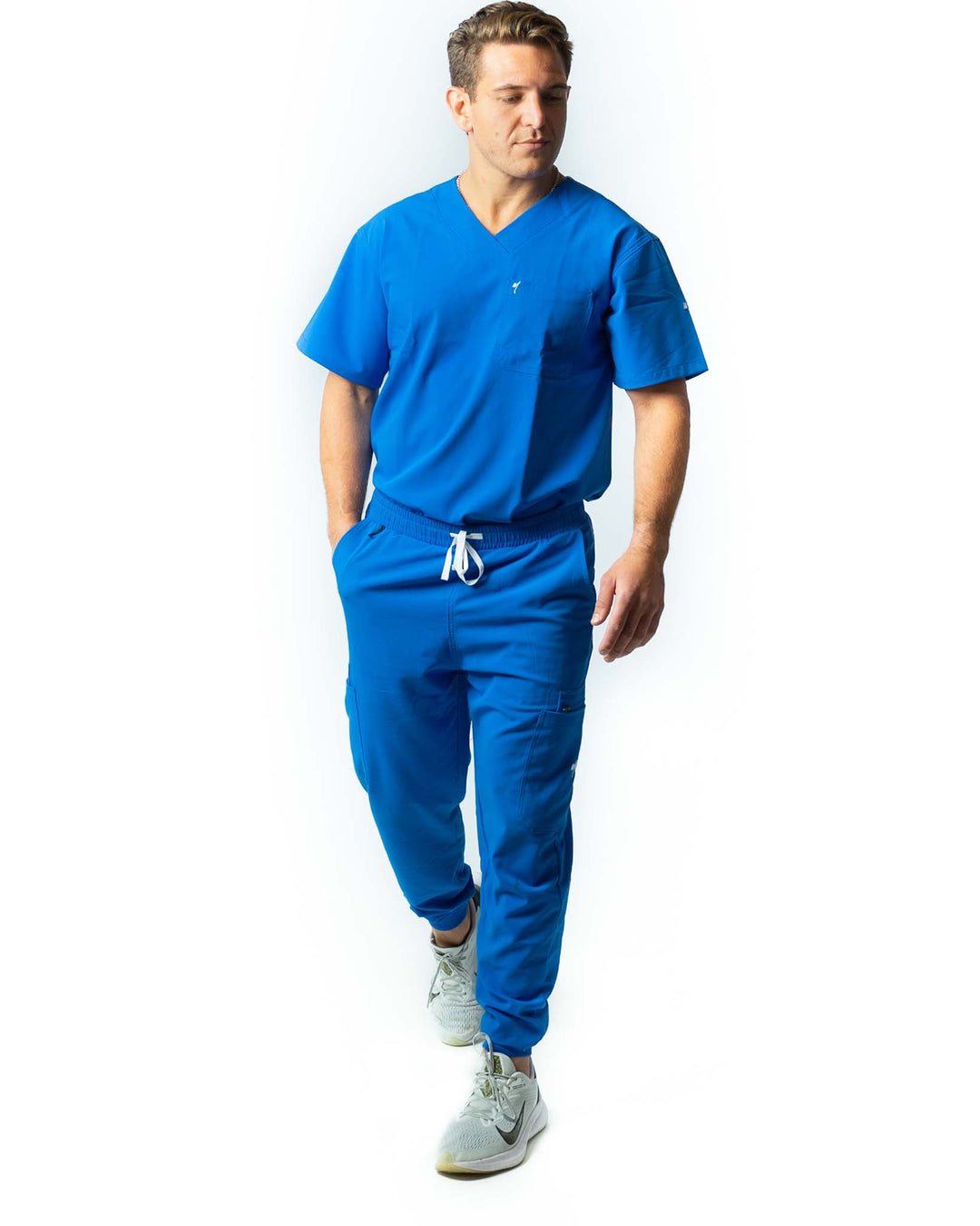men's Royal Blue Jogger Scrub Pants - Jogger Scrubs by Millennials In Medicine (Mim Scrubs)